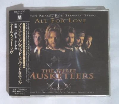 Bryan Adams, Rod Stewart, Sting – All For Love POCM-1063 JAPAN CD, Single OBI - Image 1 of 3
