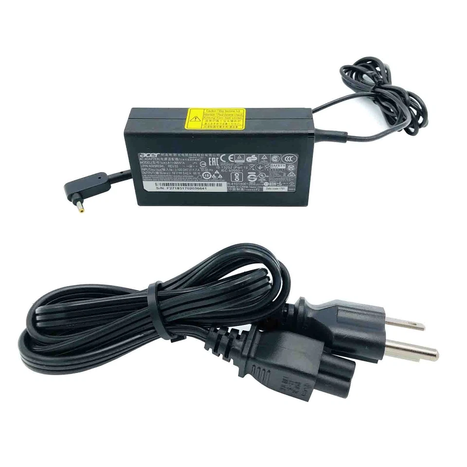 Adaptador AC/DC Original Acer para Gateway GWTN141-4 GWTN141-6 GWTN141-10 - Serie Foto 1 de 4