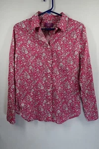 J. Crew Liberty Fabric Floral Blouse Top Shirt Womens Size 6 Colorful Boho Artsy - Picture 1 of 8