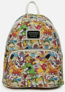MINI MOCHILA LOUNGEFLY NICKELODEON NICK REWIND GANG DOP NUEVA CON ETIQUETAS - Imagen 1 de 6