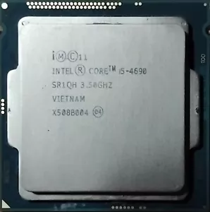 INTEL QUAD CORE i5-4690 SR1QH 3.50GHz 6M CACHE PC LGA1150 DESKTOP COMPUTER CPU - Picture 1 of 2
