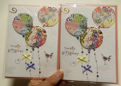 2 Papyrus Cards Birthday Always A Joy to Celebrate You Turnowsky Design Balloons - Image 1 of 4