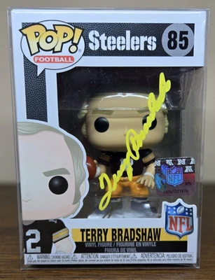 特里·布拉德肖签名亲笔签名匹兹堡钢人队 Funko Pop #85 贝克特 — 第 1/4 张图片