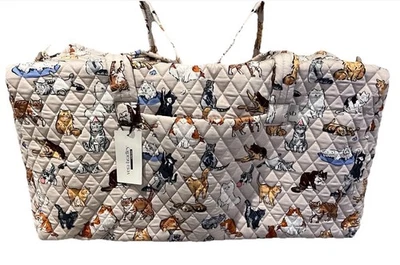 Bolsa de viaje grande Vera Bradley A Cat’s Life 50229-23028 nueva con etiquetas Foto 1 de 3