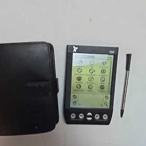 Handspring Visor Palm Pilot Expandable Hard Cover / Stylus Pen / Leather Case - Picture 1 of 4
