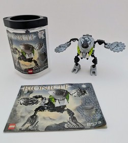 LEGO BIONICLE Nuhvok-Kal 8573 Complete Set with Canister & Instructions