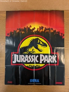 SEGA Genesis Jurassic Park 16X20" Double Sided Pack-In Poster - Bild 1 von 2