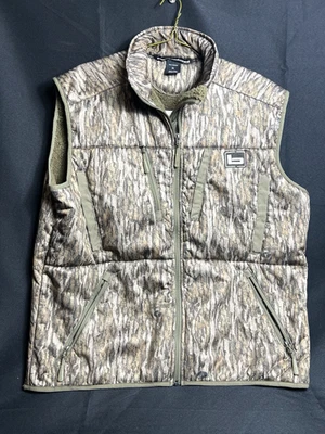 Banded Men’s Softshell Vest Water & Wind Resistant Mossy Oak Bottomland XL - Image 1 of 4
