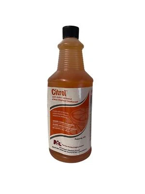NATIONAL CHEMICAL LABORATORIES INC CITROL 100% Active/All Natural Citrus Degreaser Deodorant (1 Qt.) (NCL1079-37)