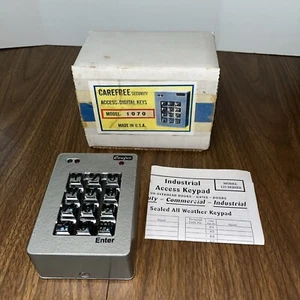 CareFree Security 1070 Wired Keypad - Digital Access Heavy Duty Exterior Mount - Picture 1 of 4