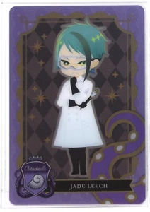 Disney Twisted Wonderland Metal Card P3-20 Jade Leech BANDAI Japan - Picture 1 of 4