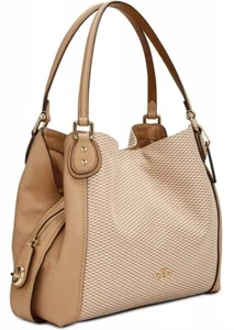 Nuevo bolso de hombro COACH Legacy Jacquard de lona Edie 31 28895 dorado madera de haya - Imagen 1 de 5