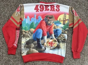 JERSEY DE COLECCIÓN CHALK LINE SAN FRANCISCO 49ERS RARO CUELLO REDONDO PARA HOMBRE GRANDE - VER DESC - Imagen 1 de 8