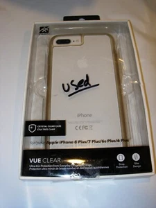iFROGZ Vue Clear Fits iPhone 8 Plus 7 Plus and 6 & 6S Plus CRYSTAL CLEAR USED - Picture 1 of 3