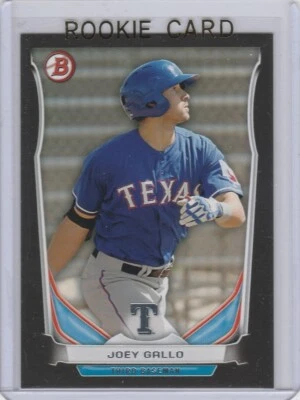 JOEY GALLO Bowman 2014 TOP PROSPECTS ROOKIE CARD Texas Rangers Baseball RC - Image 1 of 2
