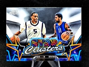 2023-24 Topps Cosmic Chrome De'Aaron Fox Kyrie Irving Star Clusters #SC-7 - Picture 1 of 2