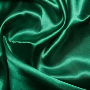 Silky Bridal Satin Fabric Material - EMERALD - Picture 1 of 1
