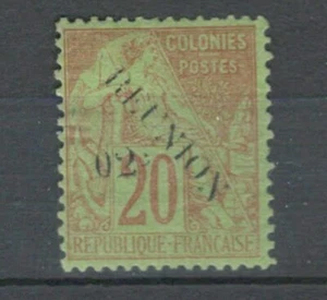 REUNION FRENCH COLONIES OLD MH CURRENCY OVERPRINT STAMP XXX LOT (REUN 282) - Picture 1 of 1
