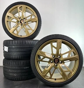 Porsche Taycan Cross Turismo 21 Zoll Felgen Aurum Sommerräder Sommerreifen neu # - Bild 1 von 8