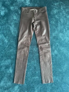LAPIS ITALIA Lederhose, braun, Gr. 36 (it42) elastisch - Bild 1 von 5