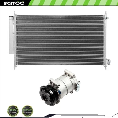 Condensador de coche y compresor de coche apto para 1996 1997 1998 1999 GMC P3500 Foto 1 de 4