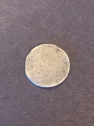 #005 1836 Capped Bust Half Dime, Cull Condition, Very Worn, Make An Offer Cover