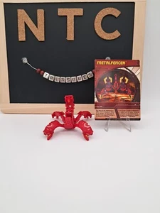 Bakugan Battle Brawlers Pyrus MetalFencer Trap Neu Vestroia Rare mit Karte - Bild 1 von 8