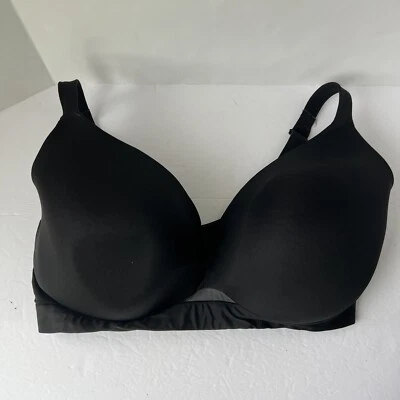 Sujetador Cacique 40G Negro Suave Ligeramente Forrado Cobertura Completa Con Aros Foto 1 de 4