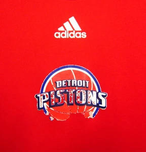 DETROIT PISTONS youth lrg dri-fit beat-up T shirt Adidas basketball Fusion tee - Picture 1 of 3