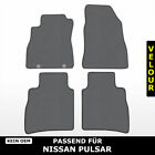 Do Nissan Pulsar C13 od 2012 roku - dywaniki podłogowe welurowe 4 szt. szare