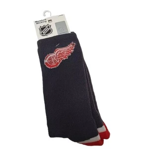 NHL Detroit Redwings Socks Moisture Wicking Official Men's Large Size 10 - 13 - Picture 1 of 4