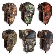 Hunting Warm Ear Flap Hunter Trapper Winter Snow Camouflage Lei Feng Hats Cap