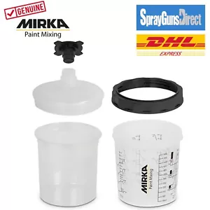 Mirka Lackbechersystem 850ml mit 125μm Filterdeckel (9190170850) *50er Pack* - Bild 1 von 2