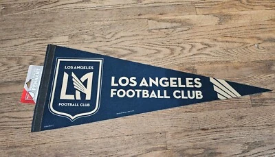 LOS ANGELES FOOTBALL CLUB MLS PENNANT FELT ROLL IT 11 1/2"x29 1/2" WINCRAFT   Foto 1 de 4