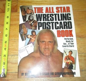 1985 All Star Wrestling Postcard Book Hulk Hogan Andre Dusty Rhodes Rookie Cards - Picture 1 of 11