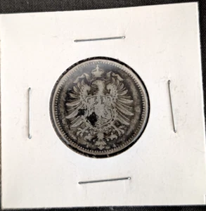 1873 A Germany 1 Mark German Silver Coin - Picture 1 of 2