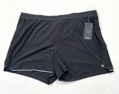 Pantalones Cortos de Correr VRST Para Hombre Enthusiast 5" Talla XL Grafito Puro Carbón Gimnasio Entrenamiento Foto 1 de 4