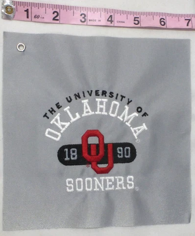 "University of Oklahoma Sooners" Small Swatch Pendant Flag, 7" x 7" Cover
