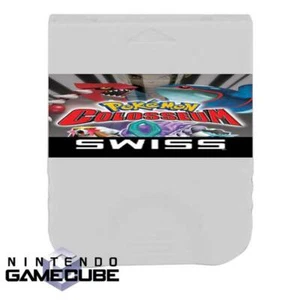 Pokemon Colosseo Caricatore Svizzero SD2SP2 Plug and Play Game GameCube Scheda di Memoria - Foto 1 di 2