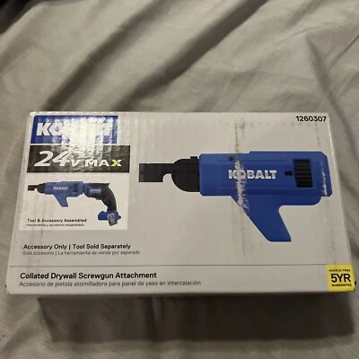 NEW Kobalt KDSA 124-03_24-Volt Collated Fastener Brushless Screw Gun Attachment - Image 1 of 4