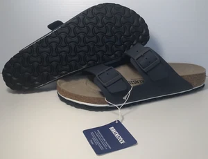 Sandalias Birkenstock Arizona Para Hombres Talla 11 M Ajuste Regular Desierto Suelo Azul Marino NUEVAS - Imagen 1 de 24