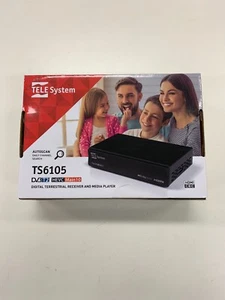 Telesystem Decoder Digitale Terrestre Ts6105 DVB-T T2 HD MPEG-4 H265 HEVC Main10 - Foto 1 di 5