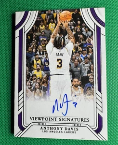 2024-25 Panini National Treasures Viewpoint Signatures Anthony Davis 18/25 - Imagen 1 de 2