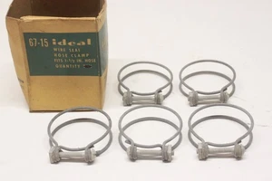 Lot of 5 NOS Vintage Car or Truck Cooling System Wire Hose Clamps 1-1/2" 67-15 - Picture 1 of 4