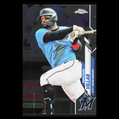 Jonathan Villar #U-13 2020 Topps Chrome Update Miami Marlins Baseball Card MLB - Image 1 of 3