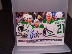 2024-25 UD SP Authentic Hockey RC Auto Authentic Moments AM-LS Logan Stankoven - Bild 1 von 6
