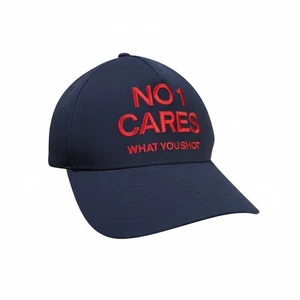 G FORE Herren Navy Blau NO 1 CARES WHAT YOU SHOT Golf Baseball Cap Rot Stickerei - Bild 1 von 6