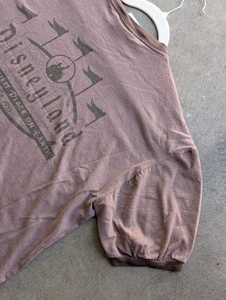 2005 Disneyland 50th Anniversary Ringer T-Shirt Brown Size XL - Picture 1 of 8