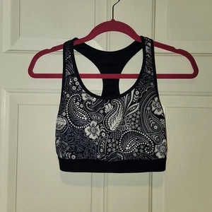 Damen Gr. L Old Navy Active Sport Sport BH blau gemustert wie besehen - Bild 1 von 6