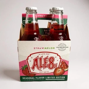 ๐๐ Ale-8-One StrawMelon 4-Pack LIMITED EDITION Seasonal Flavor Right Ale Eight - Picture 1 of 2